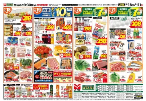 オータニのカタログ | お得な日替わり4日間 | 2026-09-17T00:00:00.000Z - 2026-09-21T00:00:00.000Z