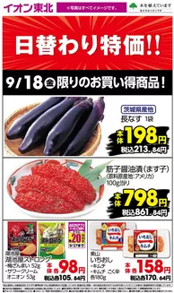 中泊町でのイオンのカタログ | 排他的な取引と掘り出し物 | 2026-09-18T00:00:00.000Z - 2026-09-27T00:00:00.000Z