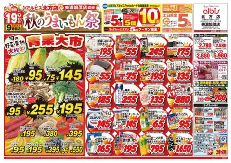 アルビスのカタログ | トップディールと割引 | 2026-09-19T00:00:00.000Z - 2026-09-19T00:00:00.000Z