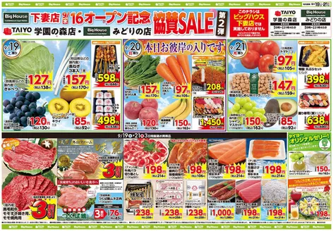 タイヨーのカタログ | 魅力的なオファーを発見する | 2026-09-19T00:00:00.000Z - 2026-09-21T00:00:00.000Z