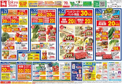 東急ストアのカタログ | すべてのお客様のためのトップディール | 2026-09-20T00:00:00.000Z - 2026-09-24T00:00:00.000Z