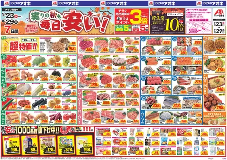 クスリのアオキのカタログ | あなたのための私たちの最高のオファー | 2026-09-23T00:00:00.000Z - 2026-09-29T00:00:00.000Z