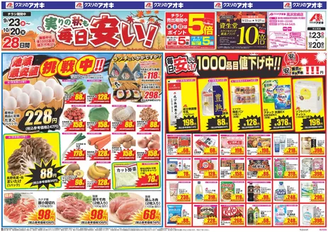 砺波市でのクスリのアオキのカタログ | あなたのための特別オファー | 2026-09-23T00:00:00.000Z - 2026-10-20T00:00:00.000Z