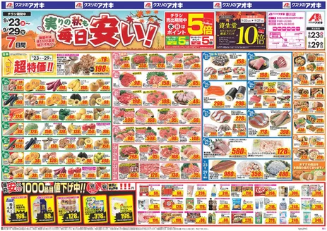 天栄村でのクスリのアオキのカタログ | 選ばれた製品の素晴らしい割引 | 2026-09-23T00:00:00.000Z - 2026-09-29T00:00:00.000Z