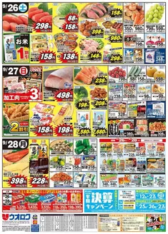 ウオロクのカタログ | 排他的な掘り出し物 | 2026-09-26T00:00:00.000Z - 2026-09-28T00:00:00.000Z