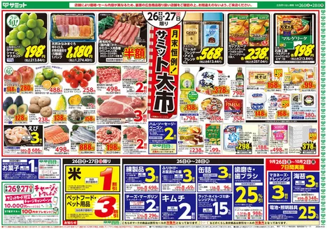 サミットのカタログ | 掘り出し物ハンターのための素晴らしいオファー | 2026-09-25T00:00:00.000Z - 2026-09-28T00:00:00.000Z