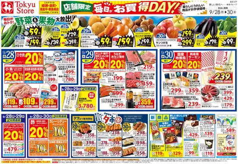 東急ストアのカタログ | すべてのお客様のためのトップディール | 2026-09-27T00:00:00.000Z - 2026-09-30T00:00:00.000Z
