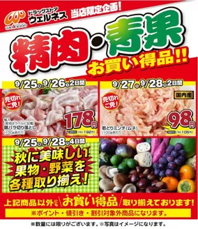 ウェルネスのカタログ | 925928 ウェルネス生鮮LINEチラシ-34567 | 2026-09-24T00:00:00.000Z - 2026-09-28T00:00:00.000Z