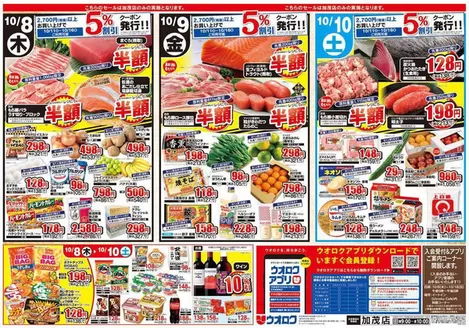 ウオロクのカタログ | 選ばれた製品の素晴らしい割引 | 2026-10-08T00:00:00.000Z - 2026-10-10T00:00:00.000Z