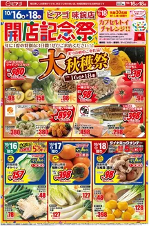 世田谷区でのピアゴのカタログ | 10月16日(金)-10月18日(日) | 2026-10-15T00:00:00.000Z - 2026-10-18T00:00:00.000Z