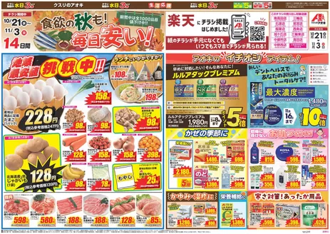 上高井郡でのクスリのアオキのカタログ | 倹約家のためのトップオファー | 2026-10-21T00:00:00.000Z - 2026-11-03T00:00:00.000Z
