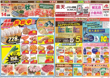 下野市でのクスリのアオキのカタログ | あなたのための私たちの最高のオファー | 2026-10-21T00:00:00.000Z - 2026-11-03T00:00:00.000Z
