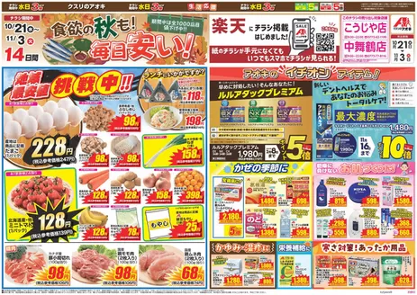 宮津市でのクスリのアオキのカタログ | 私たちの最高の掘り出し物 | 2026-10-21T00:00:00.000Z - 2026-11-03T00:00:00.000Z