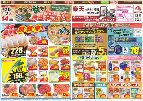 かすみがうら市でのクスリのアオキのカタログ | すべての掘り出し物ハンターのためのトップオファー | 2026-10-21T00:00:00.000Z - 2026-11-03T00:00:00.000Z