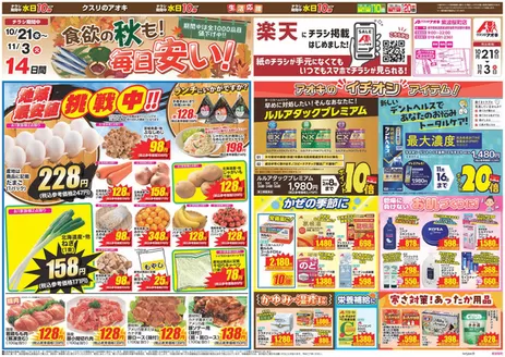 盛岡市でのクスリのアオキのカタログ | すべてのお客様のための素晴らしいオファー | 2026-10-21T00:00:00.000Z - 2026-11-03T00:00:00.000Z
