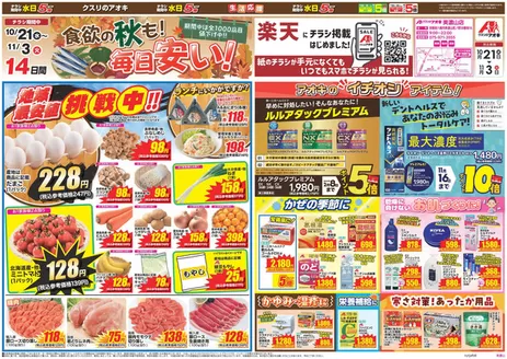 綴喜郡でのクスリのアオキのカタログ | 発見するための新しいオファー | 2026-10-21T00:00:00.000Z - 2026-11-03T00:00:00.000Z