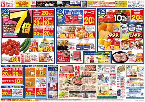 東急ストアのカタログ | あなたのための私たちの最高の取引 | 2026-10-22T00:00:00.000Z - 2026-10-25T00:00:00.000Z