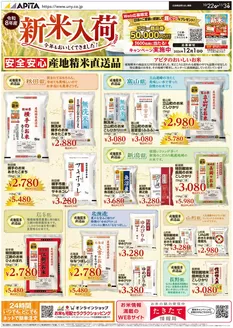 アピタのカタログ | 排他的な掘り出し物 | 2026-10-21T00:00:00.000Z - 2026-11-03T00:00:00.000Z
