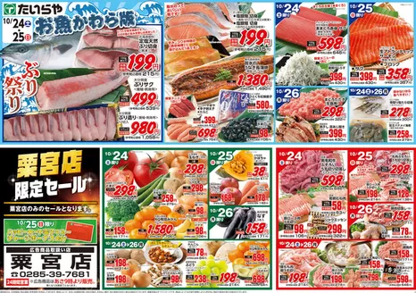 たいらやのカタログ | 私たちの最高の掘り出し物 | 2026-10-24T00:00:00.000Z - 2026-10-26T00:00:00.000Z