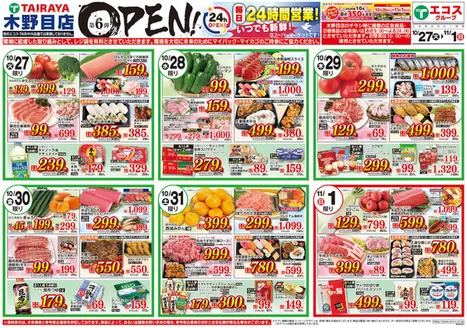 多治見市でのたいらやのカタログ | 現在の取引とオファー | 2026-10-27T00:00:00.000Z - 2026-11-01T00:00:00.000Z