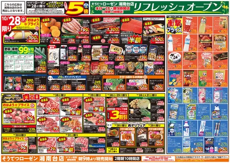 相鉄ローゼンのカタログ | あなたのための私たちの最高のオファー | 2026-10-27T00:00:00.000Z - 2026-10-31T00:00:00.000Z