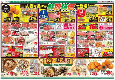 Aコープ西日本のカタログ | あなたのための私たちの最高のオファー | 2026-10-30T00:00:00.000Z - 2026-11-05T00:00:00.000Z
