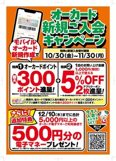 可児市でのオークワのカタログ | オークワ チラシ | 2026-10-30T00:00:00.000Z - 2026-11-30T00:00:00.000Z