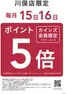 カインズホームのカタログ | 川俣店限定毎月15日16日はポイント5倍 | 2026-05-14T00:00:00.000Z - 2026-12-16T00:00:00.000Z