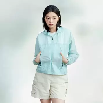 여성 모노 후디 자켓