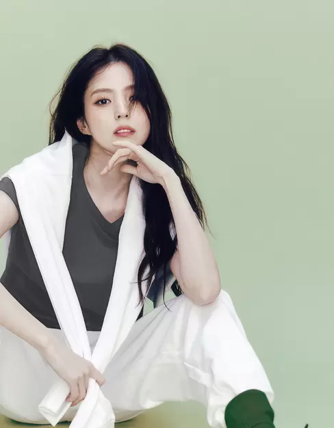 NEW 여자 브이넥 반팔 티셔츠