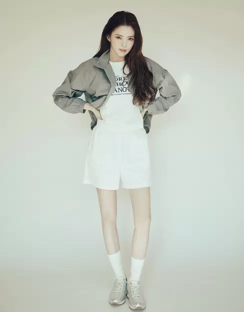 NEW [한소희] 여자 풀밴딩 나일론 반바지