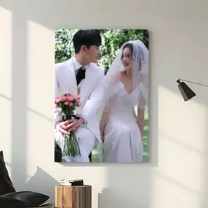 [필프레임] 아크릴액자 웨딩액자 결혼 결혼식 가족 사진 액자 맞춤제작 12x17 cm