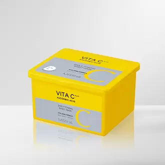 [미샤] 비타씨플러스 데일리 토닝 시트마스크 350ml / 30매