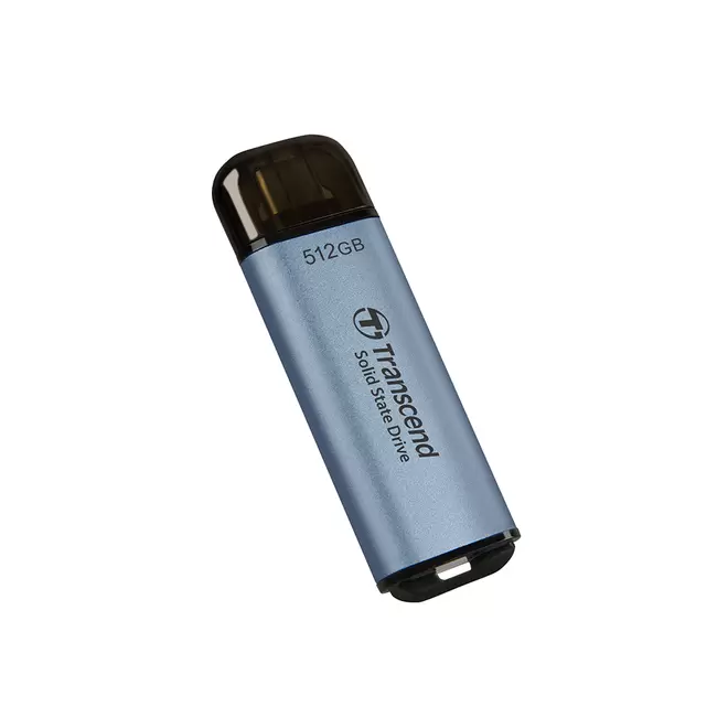 [정품 전용 파우치 증정] 트랜센드 ESD300 초소형 USB-C 외장SSD / 스카이 블루 / 트랜센드코리아 정품