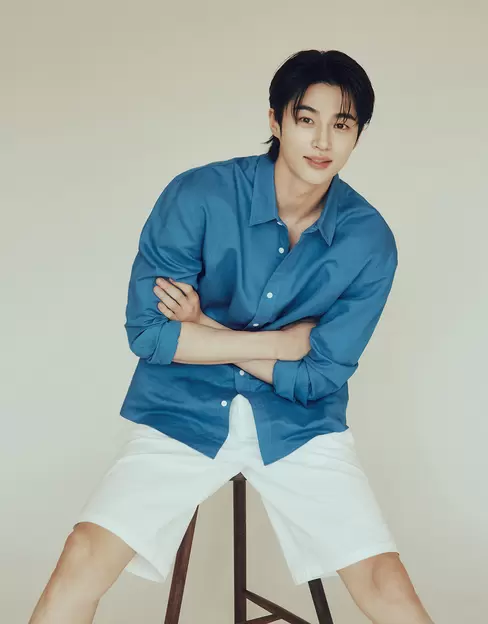 [변우석] 남자 코튼 버뮤다 반바지