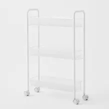모로 3단 트롤리 화이트