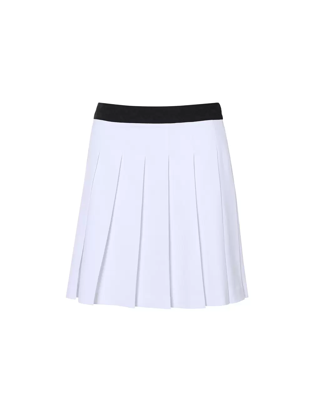 CO 모노그램 밴드 중기장 플리츠 큐롯 L (White)
