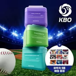 [KBO 파우치 증정] 메디힐 네모패드 더블기획 3종 골라담기(마데카소사이드, PDRN, 티트리)(KBO 에디션)