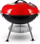Gas One – 14-inch Portable Barbecue Grill with 3-Point Locking Lid for Heat Preservation – Dual Venting System – Small Charcoal Grill for Backyard, Camping, Boat