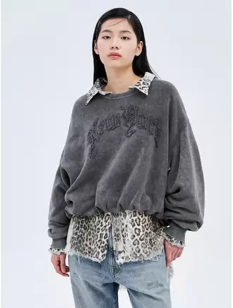 New York Balloon Crewneck - Grey