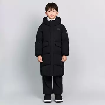 (키즈)시그니처 롱  덕 다운자켓