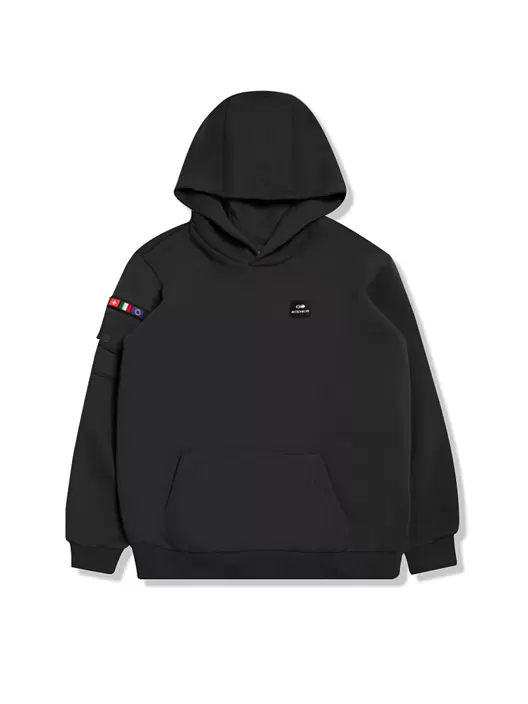 STOOKY (스투키) 키즈 남여공용 후드 티셔츠 (MINI-ME) (Carbon)