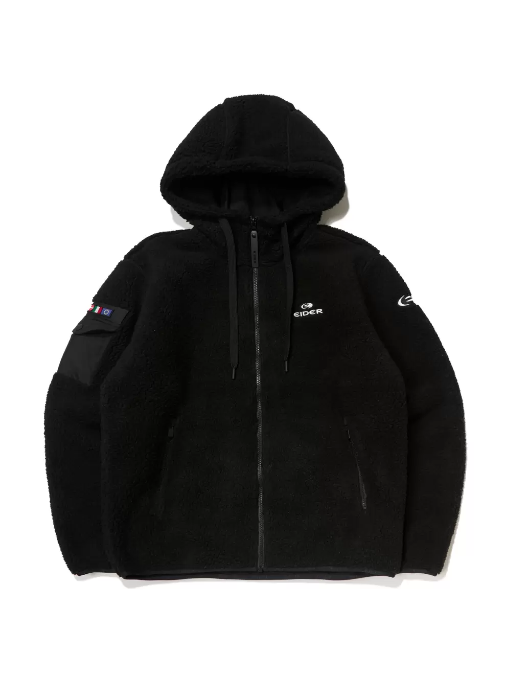 STOOKY (스투키) UNI 플리스 자켓 (Black)