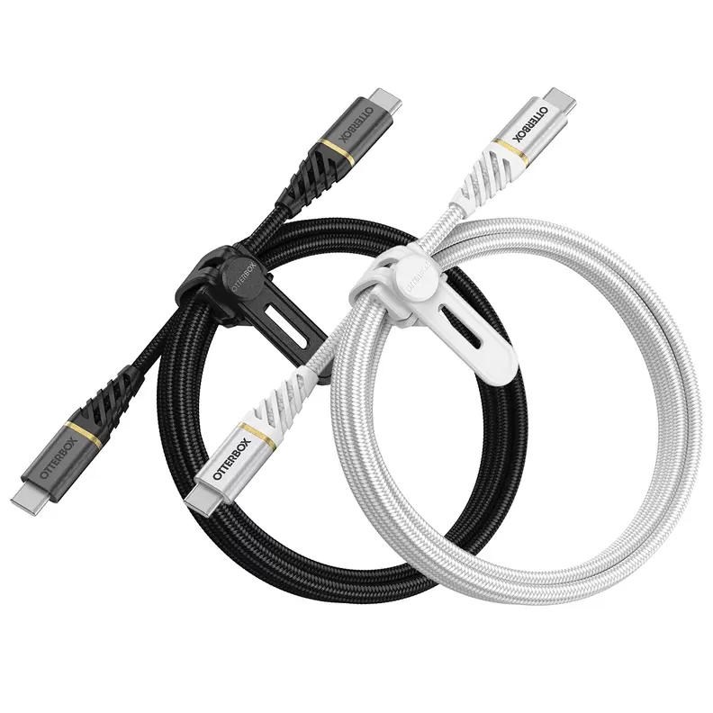 오터박스 프리미엄 USB-C to USB-C 고속충전 케이블 2M - 블랙