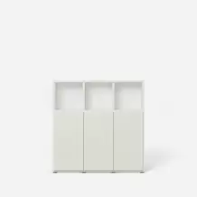 샘 책장 3단 120cm 수납형 시공 (컬러 택1)