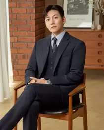 [이지아이론] 블루 스트라이프 코튼 혼방 드레스 셔츠