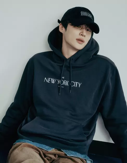 NEW [변우석] 남자 브러시드 후드티