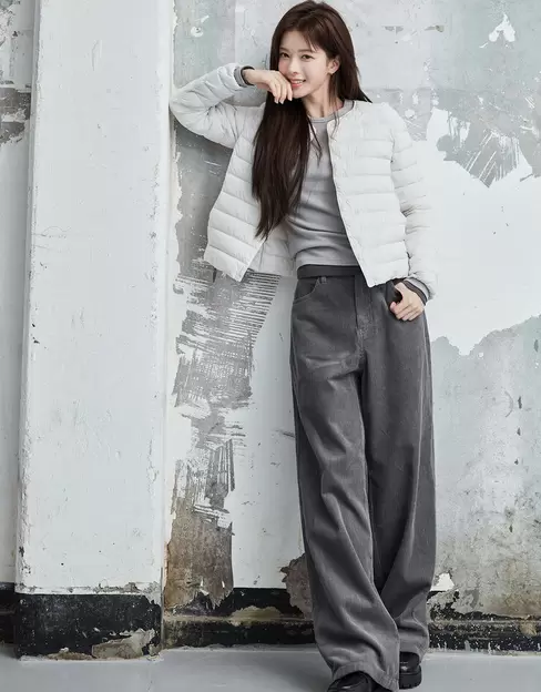 NEW [노정의] 여자 코듀로이 루즈핏 팬츠