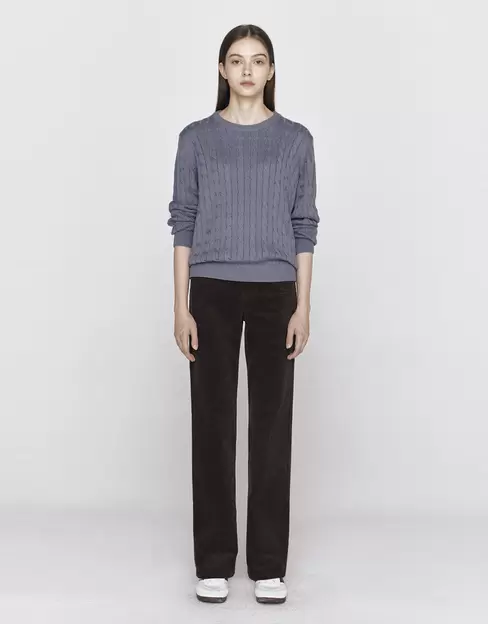 NEW [노정의] 여자 코듀로이 스트레이트 팬츠