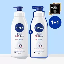 [1+1] 니베아 SOS 케어 바디로션 더블 기획 (400ml+400ml)